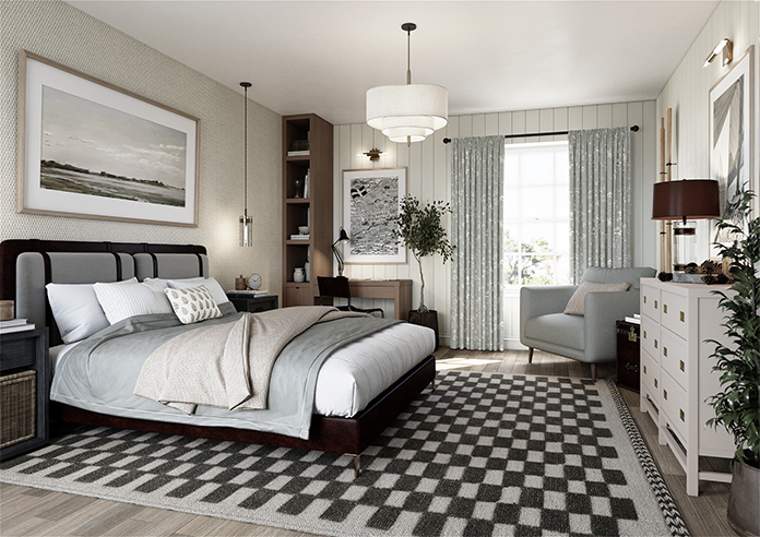 Etched Vine, Feather - Made to Measure Curtains - Image 7